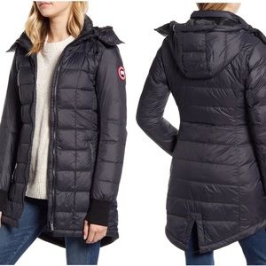 Canada Goose Black Down Ellison Packable Coat Sz Medium